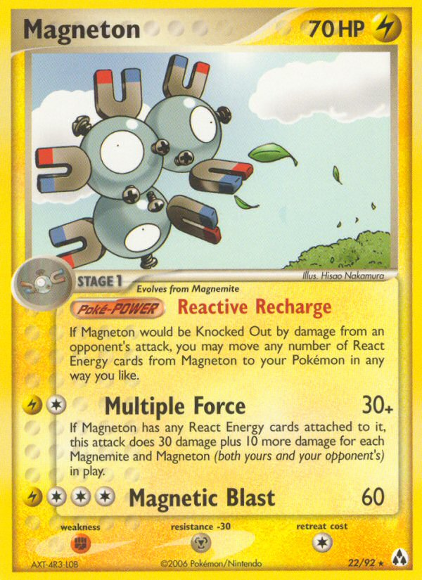 Magneton (22/92) [EX: Legend Maker] | Total Play