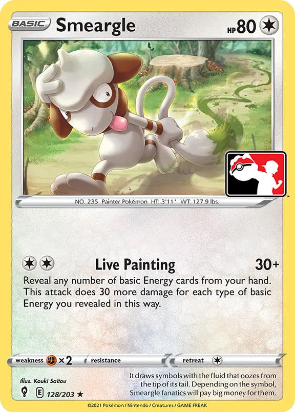 Smeargle (128/203) [Prize Pack Series One] | Total Play