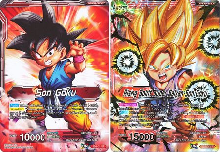 Son Goku // Rising Spirit Super Saiyan Son Goku (Starter Deck - The Extreme Evolution) (SD2-01) [Cross Worlds] | Total Play