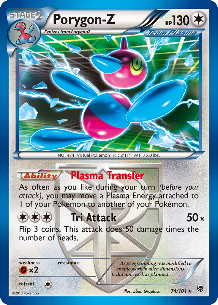 Porygon-Z (74/101) [Black & White: Plasma Blast] | Total Play