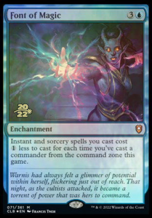 Font of Magic [Commander Legends: Battle for Baldur's Gate Prerelease Promos] | Total Play