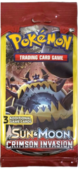 Sun & Moon: Crimson Invasion - 3-Card Booster Pack | Total Play