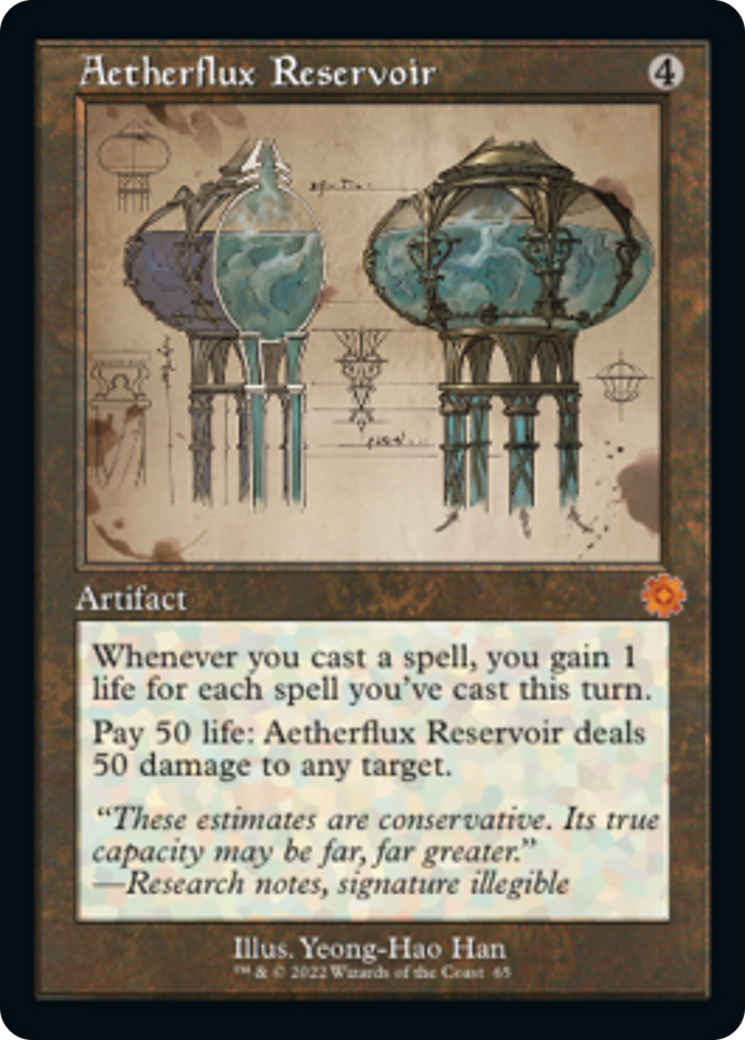 Aetherflux Reservoir (Retro Schematic) [The Brothers' War Retro Artifacts] | Total Play