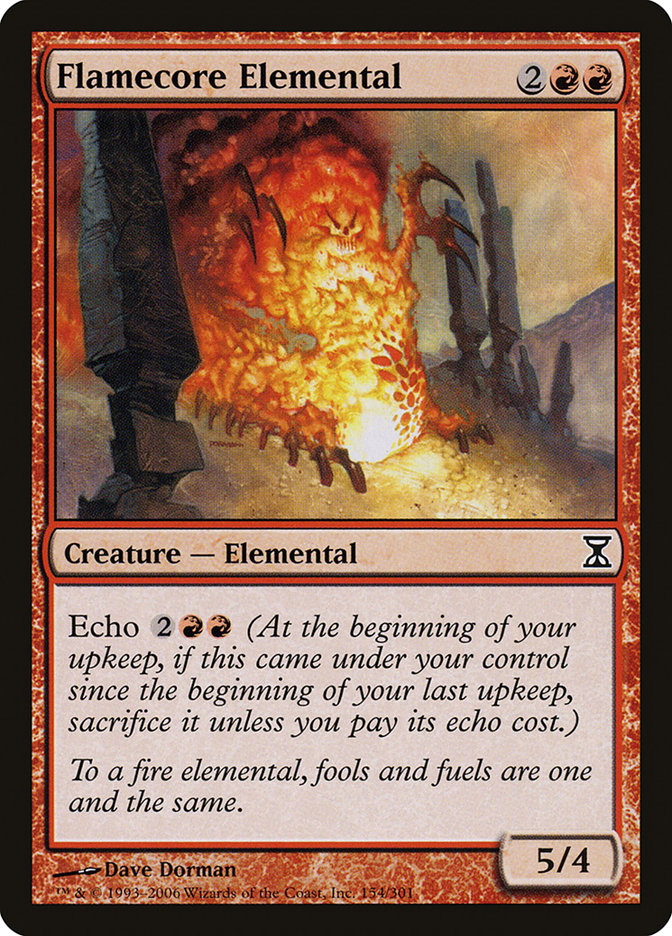 Flamecore Elemental [Time Spiral] | Total Play