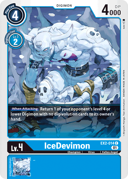 IceDevimon [EX2-014] [Digital Hazard] | Total Play