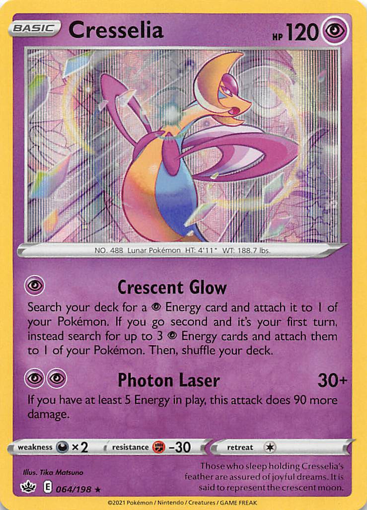 Cresselia (064/198) [Sword & Shield: Chilling Reign] | Total Play