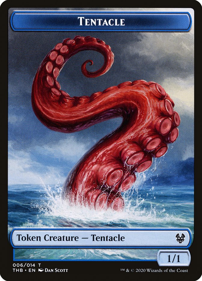 Human Soldier // Tentacle Double-Sided Token [Theros Beyond Death Tokens] | Total Play