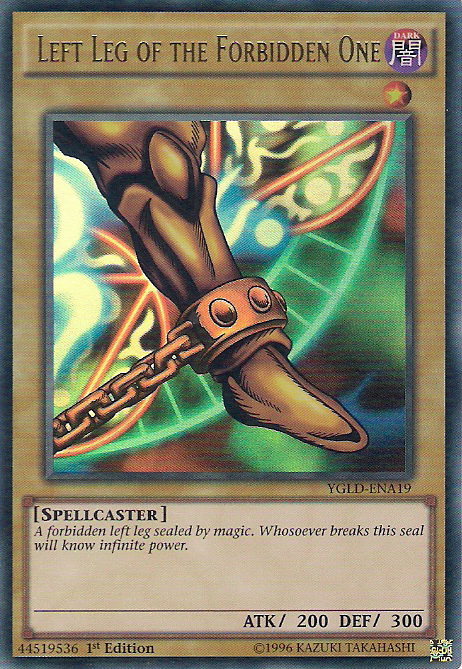 Left Leg of the Forbidden One [YGLD-ENA19] Ultra Rare | Total Play