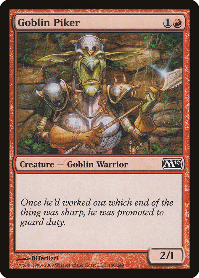 Goblin Piker [Magic 2010] | Total Play