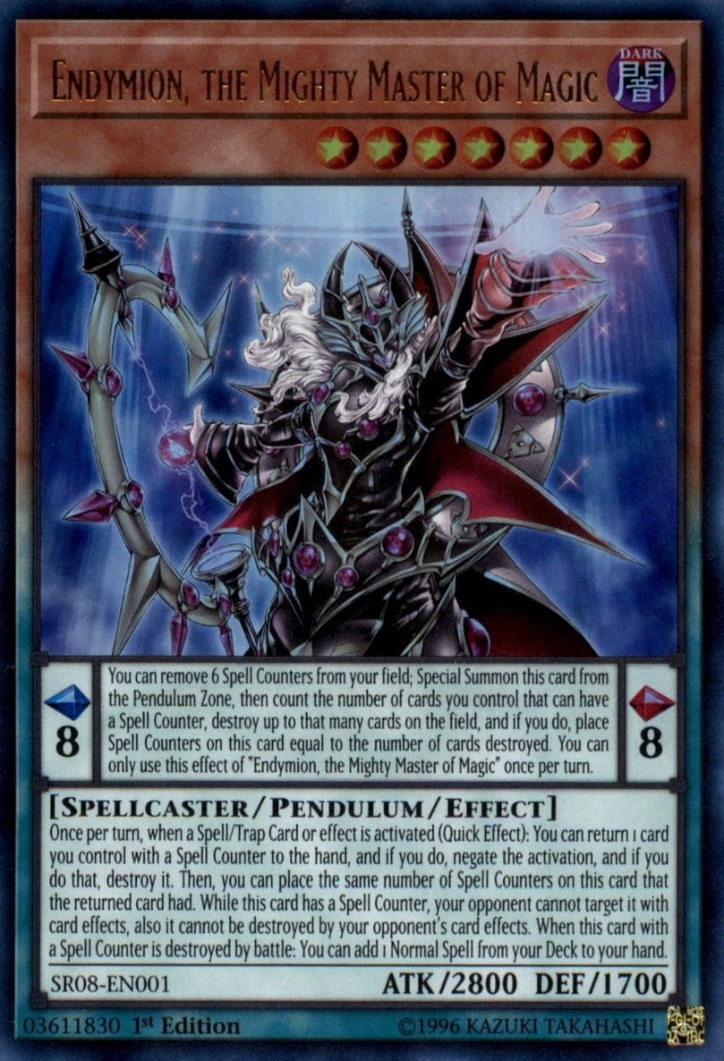 Endymion, the Mighty Master of Magic [SR08-EN001] Ultra Rare | Total Play