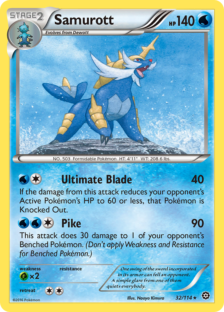 Samurott (32/114) [XY: Steam Siege] | Total Play