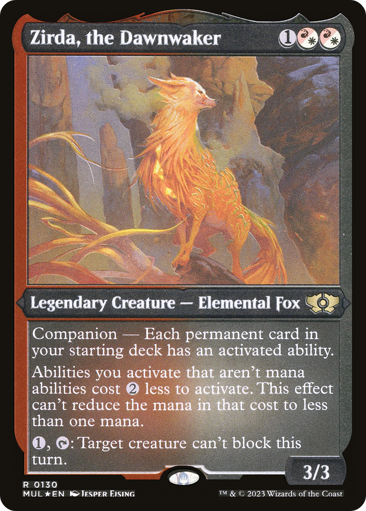 Zirda, the Dawnwaker (Foil Etched) [Multiverse Legends] | Total Play