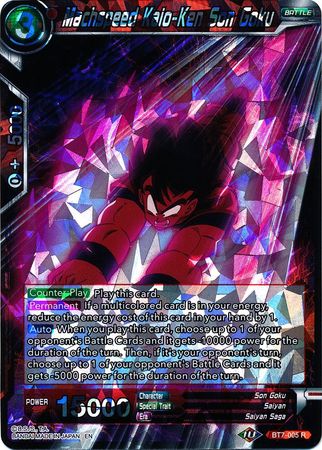 Machspeed Kaio-Ken Son Goku (BT7-005) [Assault of the Saiyans] | Total Play