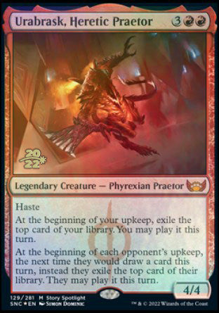 Urabrask, Heretic Praetor [Streets of New Capenna Prerelease Promos] | Total Play