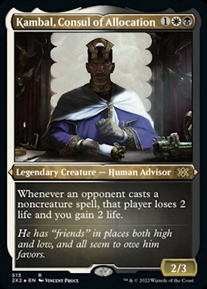 Kambal, Consul of Allocation (Foil Etched) [Double Masters 2022] | Total Play