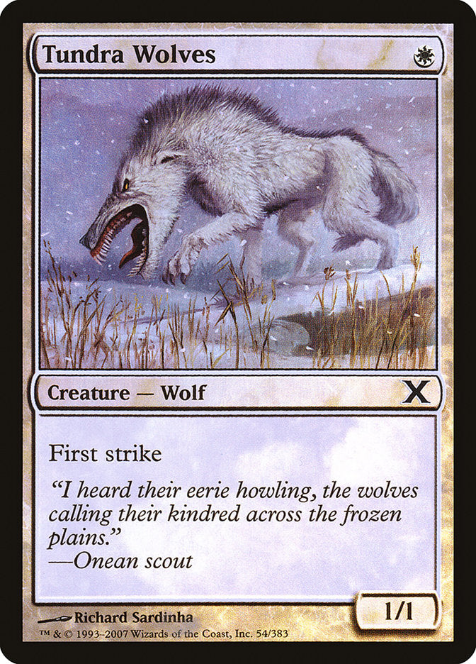 Tundra Wolves (Premium Foil) [Tenth Edition] | Total Play