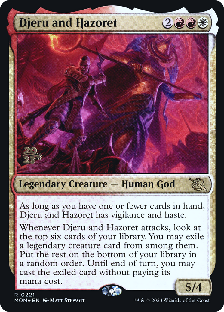 Djeru and Hazoret [March of the Machine Prerelease Promos] | Total Play