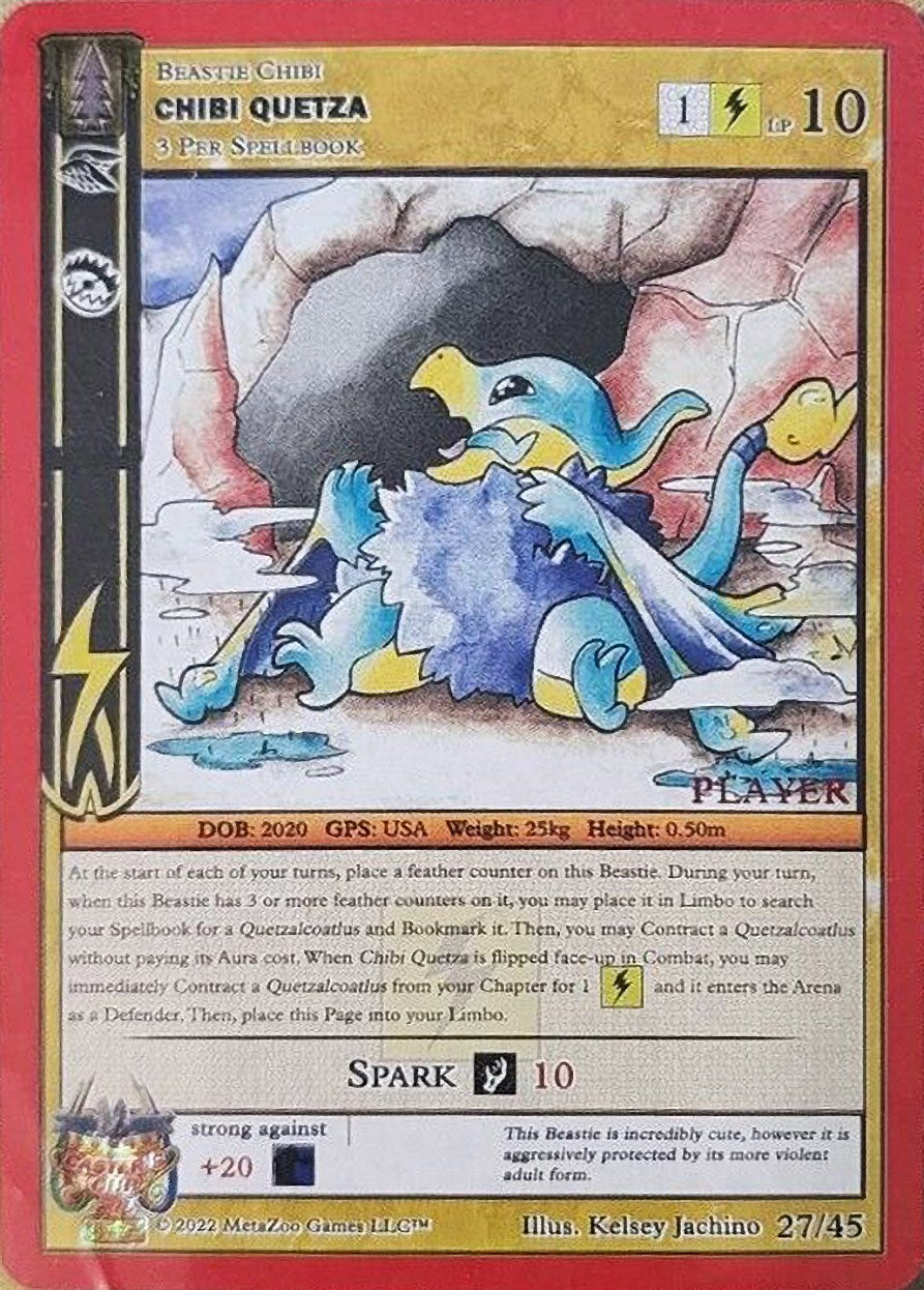 Chibi Quetza (Player Stamped) [Caster's Cup Promo Cards] | Total Play