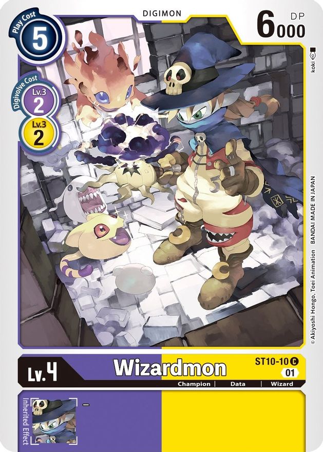 Wizardmon [ST10-10] [Starter Deck: Parallel World Tactician] | Total Play