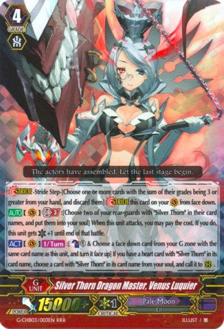 Silver Thorn Dragon Master, Venus Luquier (G-CHB03/003EN) [Rummy Labyrinth Under the Moonlight] | Total Play