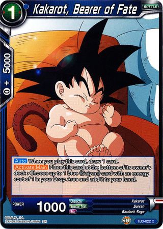 Kakarot, Bearer of Fate (TB3-022) [Clash of Fates] | Total Play