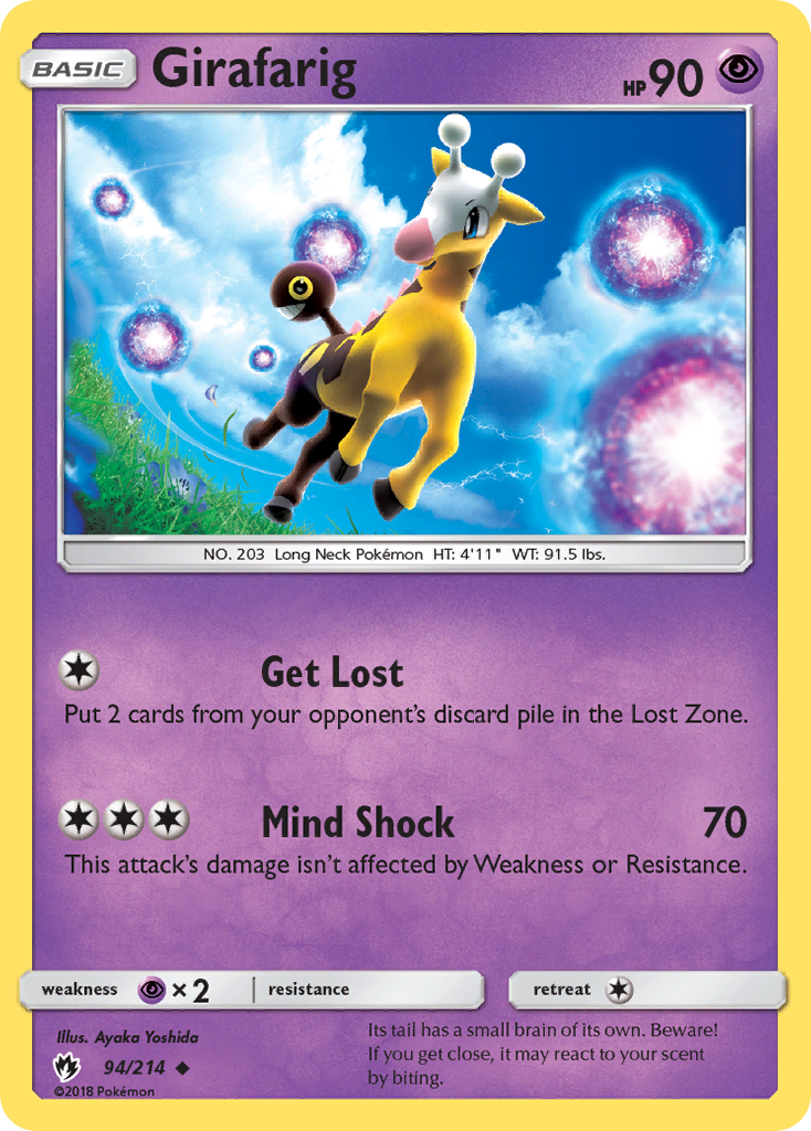 Girafarig (94/214) [Sun & Moon: Lost Thunder] | Total Play