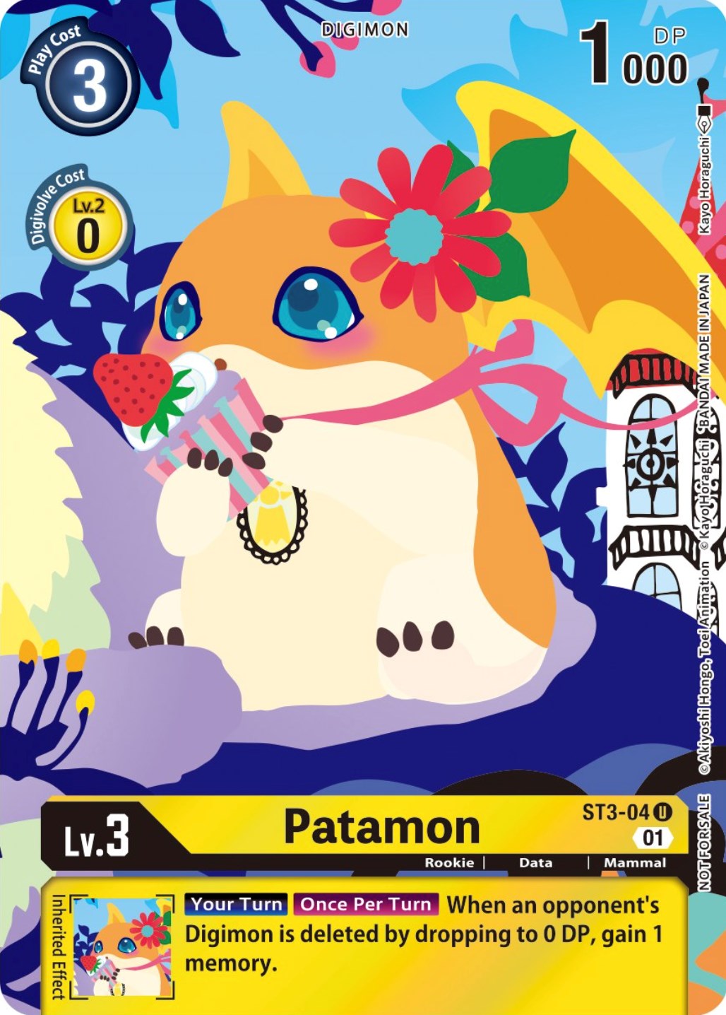 Patamon [ST3-04] (Tamer's Card Set 2 Floral Fun) [Starter Deck: Heaven's Yellow Promos] | Total Play