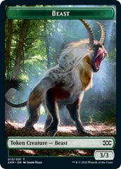 Beast // Treasure Double-Sided Token [Double Masters Tokens] | Total Play