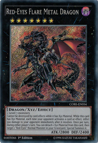 Red-Eyes Flare Metal Dragon [CORE-EN054] Secret Rare | Total Play