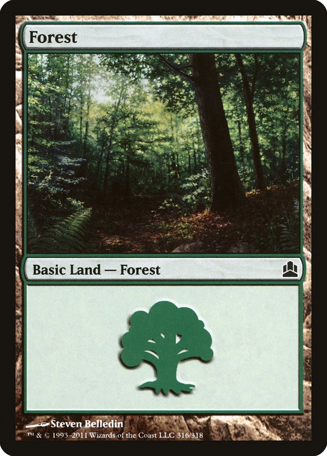 Forest (316) [Commander 2011] | Total Play