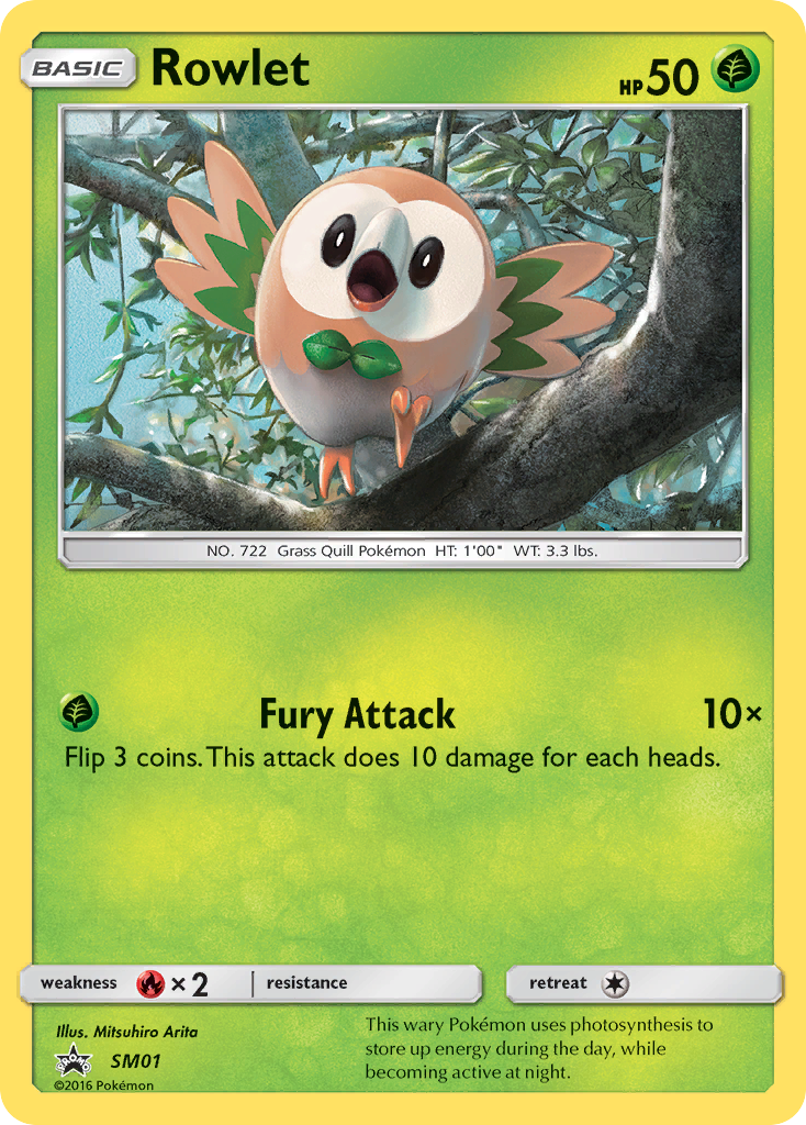 Rowlet (SM01) [Sun & Moon: Black Star Promos] | Total Play