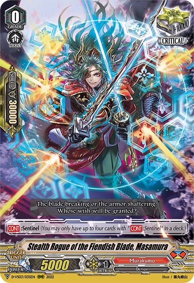 Stealth Rogue of the Fiendish Blade, Masamura (D-VS03/035EN) [V Clan Collection Vol.3] | Total Play