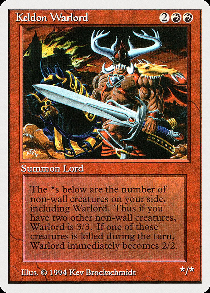 Keldon Warlord [Summer Magic / Edgar] | Total Play