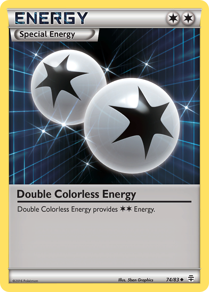 Double Colorless Energy (74/83) [XY: Generations] | Total Play