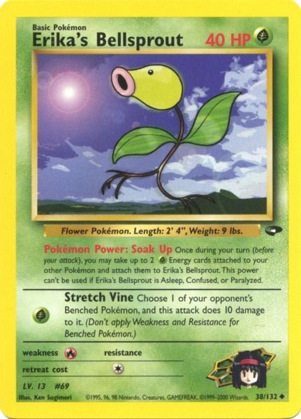 Erika's Bellsprout (38/132) [Gym Challenge Unlimited] | Total Play