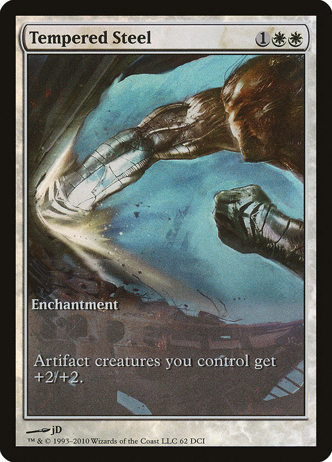Tempered Steel (Game Day) (Extended Art) [Scars of Mirrodin Promos] | Total Play