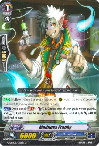 Madness Franky (G-CHB03/053EN) [Rummy Labyrinth Under the Moonlight] | Total Play