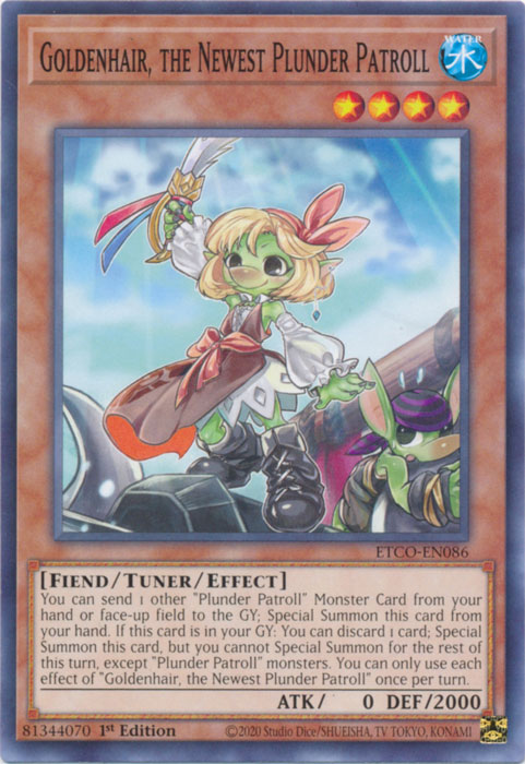 Goldenhair, the Newest Plunder Patroll [ETCO-EN086] Common | Total Play