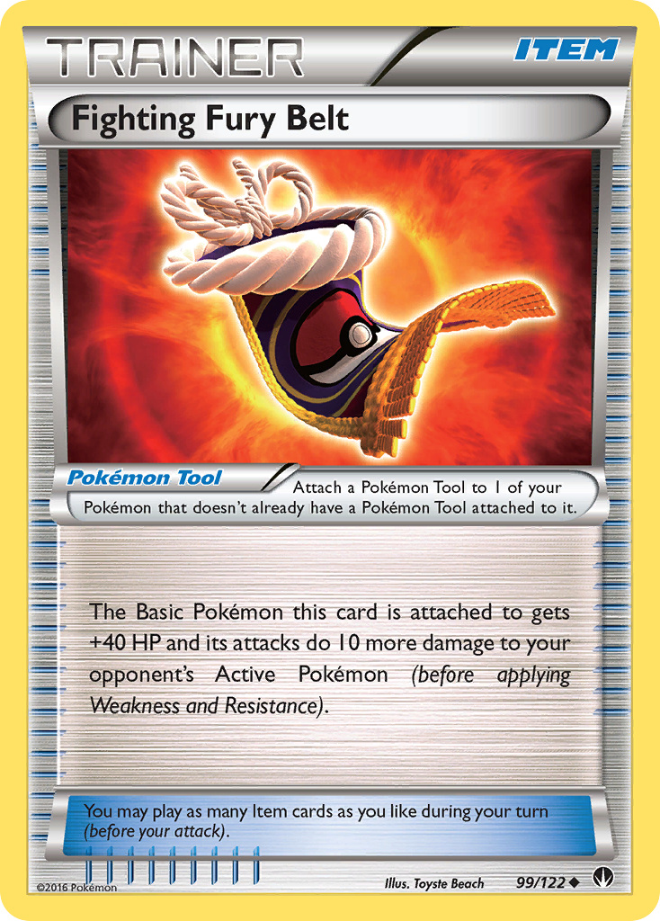 Fighting Fury Belt (99/122) [XY: BREAKpoint] | Total Play