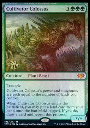 Cultivator Colossus [Innistrad: Crimson Vow Prerelease Promos] | Total Play