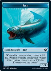 Beast (010) // Fish Double-Sided Token [Commander 2021 Tokens] | Total Play