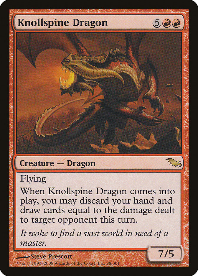 Knollspine Dragon [Shadowmoor] | Total Play