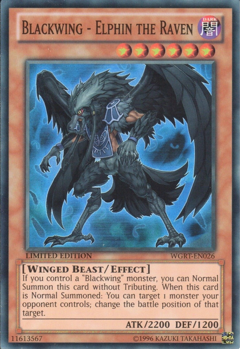 Blackwing - Elphin the Raven [WGRT-EN026] Super Rare | Total Play