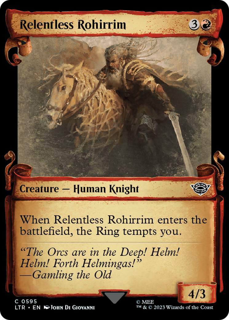 Relentless Rohirrim [The Lord of the Rings: Tales of Middle-Earth Showcase Scrolls] | Total Play