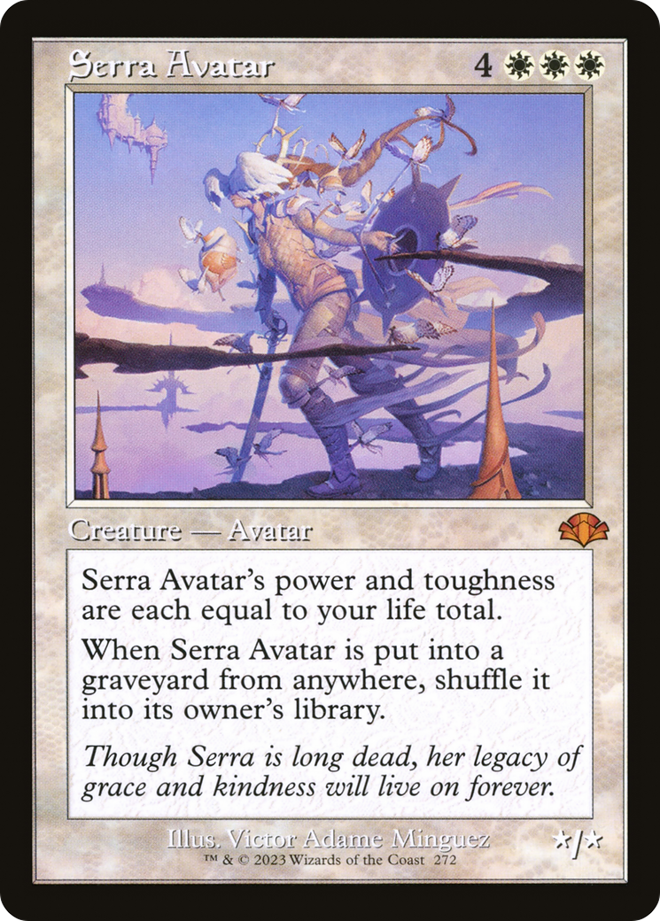 Serra Avatar (Retro) [Dominaria Remastered] | Total Play