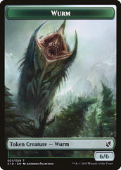 Beast (013) // Wurm Double-Sided Token [Commander 2019 Tokens] | Total Play