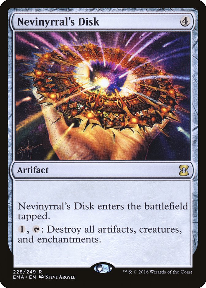 Nevinyrral's Disk [Eternal Masters] | Total Play