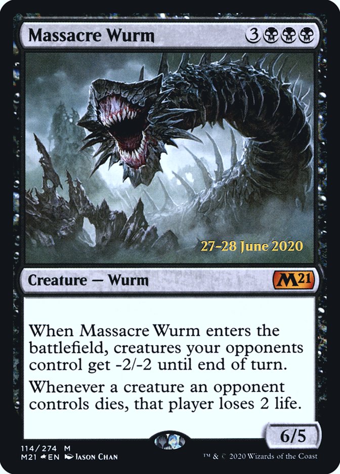 Massacre Wurm [Core Set 2021 Prerelease Promos] | Total Play