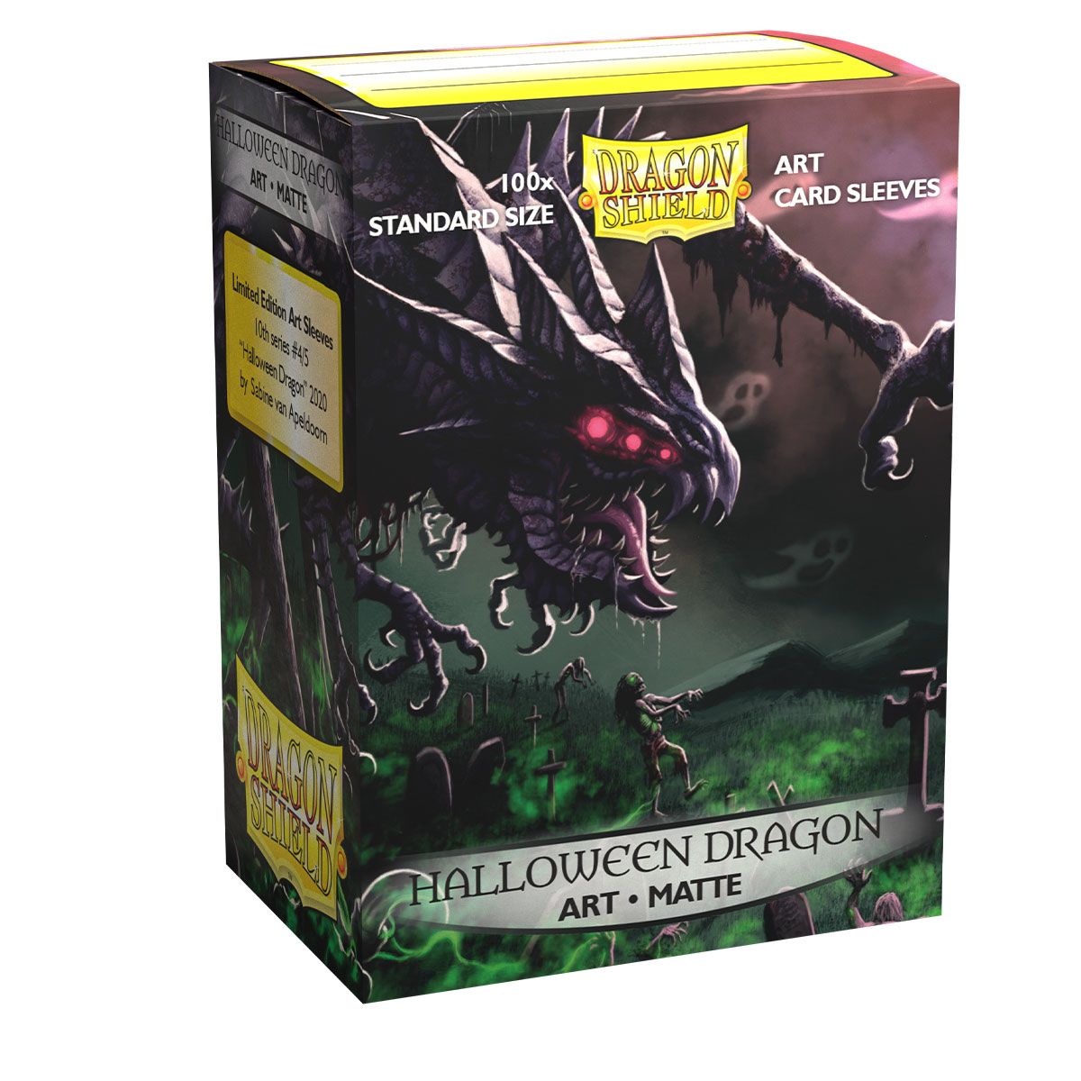 Dragon Shield: Standard 100ct Art Sleeves - Halloween Dragon (2020) | Total Play