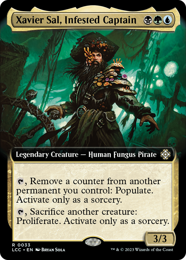 Xavier Sal, Infested Captain (Extended Art) [The Lost Caverns of Ixalan Commander] | Total Play
